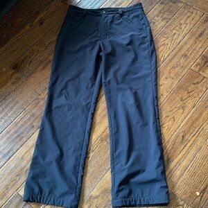Avus Black Fleeve Lined Utility Pants